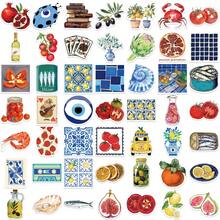 50 Pieces New Mediterranean Tomato Series Stickers - Waterproof DIY Decals For Journals, Water Cups & Phone Cases - 50PCS - View 12
