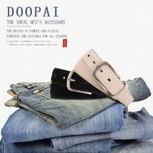 DOOPAI 男士休闲针扣皮带 - 可调节合金扣，适合休闲和商务场合，理想的父亲节礼物 - A - 查看 3