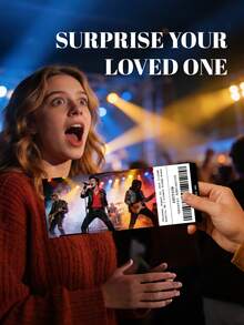 1pc Custom Personalised Event Ticket,Custom Concert Ticket, Country's Cool Again Tour,Editable Tour Ticket, Tour Ticket, My Kinda Saturday Night Tour, Canva Template, Surprise Gift, Concert Ticket - A - View 4