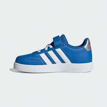 Adidas Kids' New Casual Sports Hook And Loop Sneakers - Blue - View 3