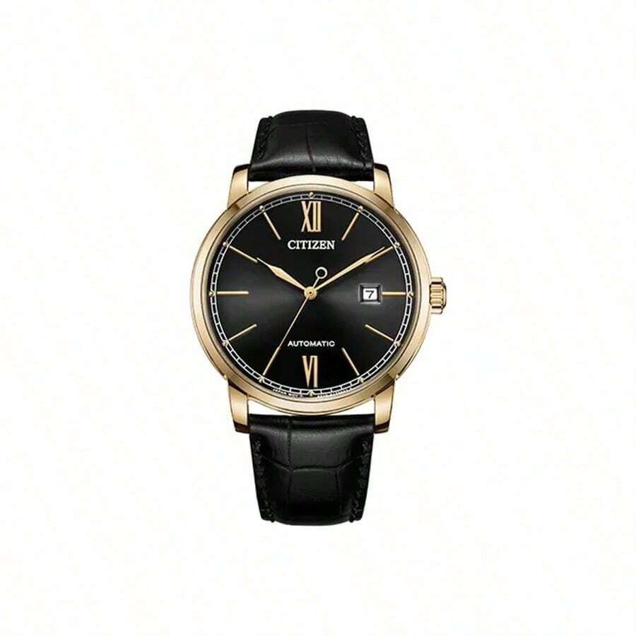 CITIZEN Men's Classic Casual Waterproof Quartz Watch With Calendar, Fashion Minimalist Analog Watch, Gift For Men - Black - View 1