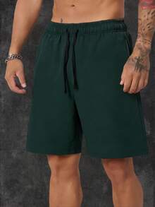 Men's Long-Sleeved Sports Shirt, Suitable For Fitness, Sports, And Running. - Green - View 1