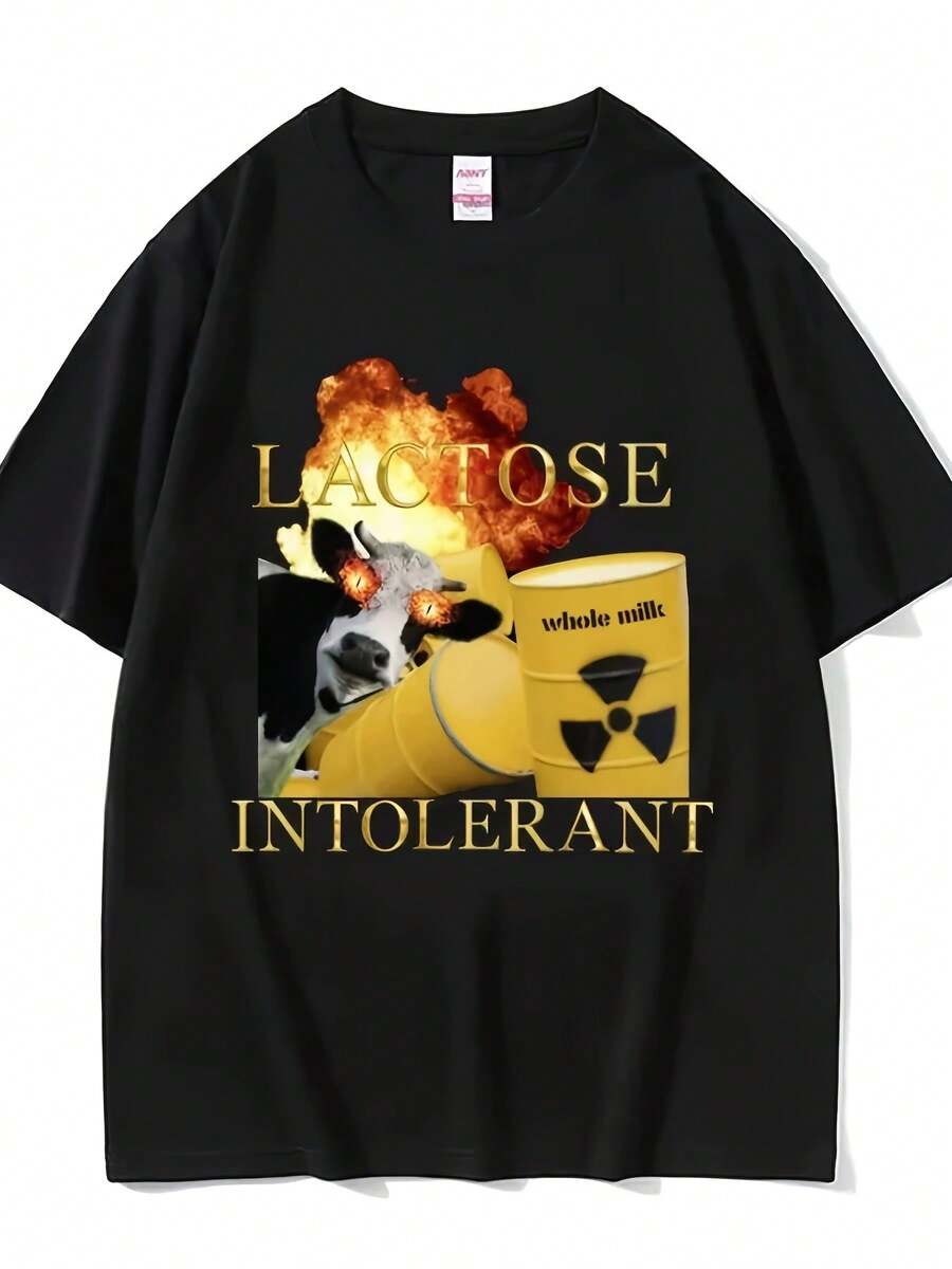 Men T-Shirts - 黑色 - 查看 1