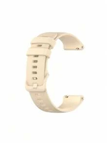 SMART WATCH MX Correa Silicona Para AmazFit GTR 3, AmazFit GTR 3 pro, AmazFit GTR 2e, AmazFit GTR 2, AmazFit GTR 47mm, AmazFit Pace - Beis - Ver 5