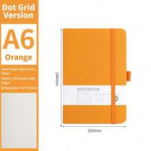 1pc A5 Dotted Notebook, 80 Pages, 100gsm Cloth Cover, Ivory White Paper, Handwriting Journal, Student Stationery, Back To School Essential - Multicolor - View 41