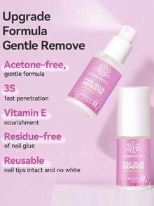 BORN PRETTY 20ml Nail Polish Remover, 3 Seconds Fast Penetration No Residue, Reusable For Nail Stickers Removal, Easy Softening Removal Tool - 20ml - View 4