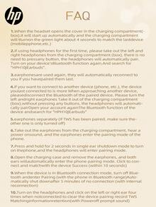 HP无线耳机，真无线入耳式降噪耳机，兼容苹果、安卓等设备，配备充电盒，适合春、夏、秋、冬四季佩戴，也是一份绝佳的圣诞礼物。 - H10J+耳機收納包 - 查看 10