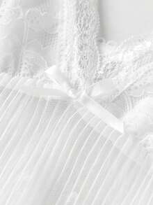 Women's Summer Sequins V-Neck Sleeveless Tops  Soft Sheer For Party Club Night Out - White - View 7