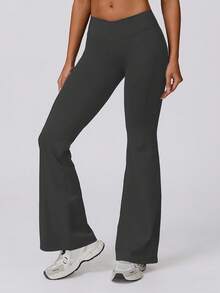 Women Sports Pants - Grey - View 3