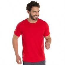 Men's Dry Fit Sports T-Shirt With UV Protection - Mirante Store - Red - View 1