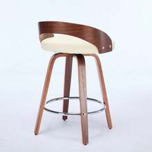 Barstools - Beige + PU Leather + Foam - View 11