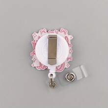 Cute Design 2D Flat Retractable D Card Holder, Nurse Hospital Badge Holder Office Lanyard, 1 Surface With Protective Film - A - View 4