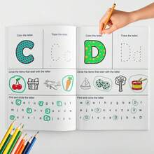 English Alphabet Activity Book – Fun Letter Tracing And Coloring Pages With Simple Word Games For Screen-Free Reading Play Creative Writing Fun And Relaxed Storytime - 字母練習冊 - 查看 1