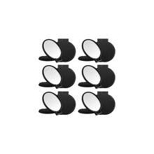 12 Pieces Compact Mirrors Bulk Gifts Mini Vintage Pocket Mirrors For Purse Small Portable Folding Round Makeup Stuffs For Travel Daily Use Party Favors Women (Black) - 黑色 - 查看 1