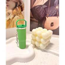 LAEKOU Mini Cup Keychain Compatible With Stanley Cup, Cute Tumbler  Holder Key Chain For Purse Bag Backpack - LightGre1en - View 6