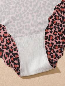 6 chiếc quần lót nữ không đường may, viền lượn sóng, họa tiết da báo, đồ lót nữ thanh lịch - Nhiều màu - Xem 7