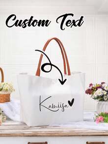 Personalized Burlap Tote Bag,Personalized Bridesmaid Proposal Bags,Beach Tote Bag,Bridesmaid Beach Gift, Bachelorette Party Bag,Bridesmaid Proposal Gift - Multicolor - View 3