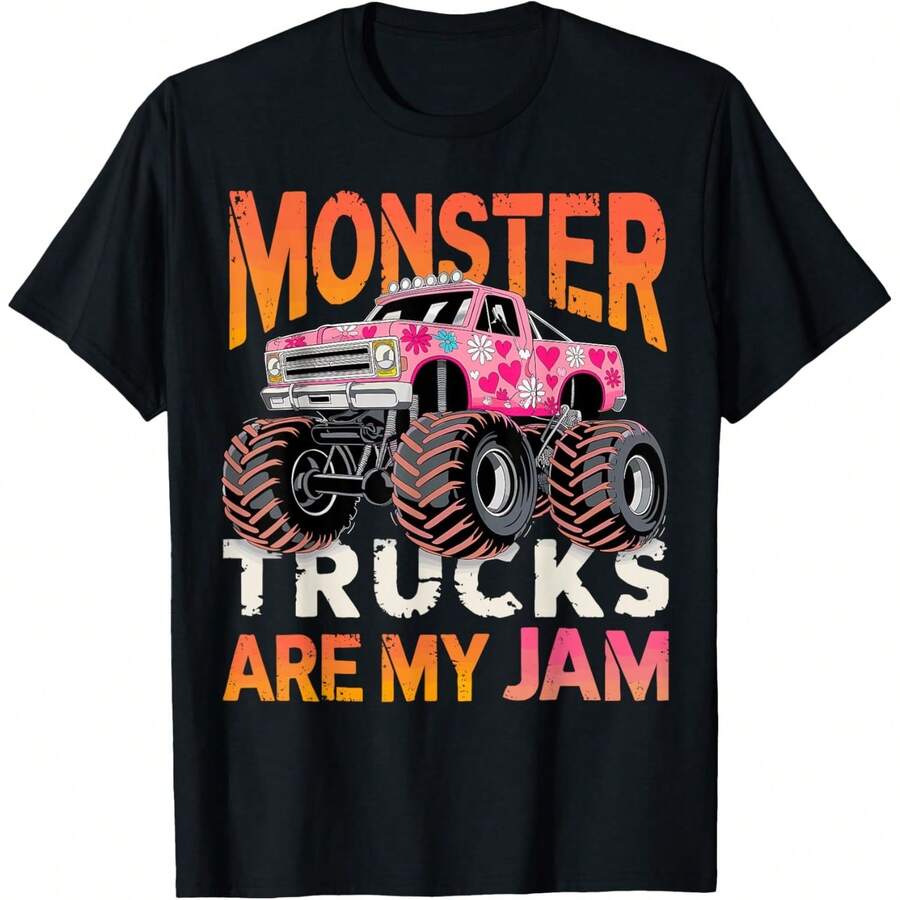 Monster Trucks Are My Jam T-Shirt - màu đen - Xem 1