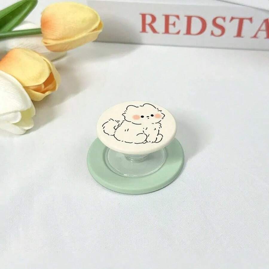 MagSafe 磁吸手机支架，气囊支架，强力磁吸支架，可爱小狗造型，适用于多种手机型号。 - 彩色 - 查看 1