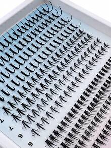 5 Styles Bottom Lash Clusters Eyelash Extensions Manga Lash Clusters Spike Lashes Individual Lash Clusters Lower Lashes Wispy Bottom Individual Lashes 6-21mm Natural Band Eyelash Clusters 416pcs Bottom Lash Extension By Calphdiar - C - View 11