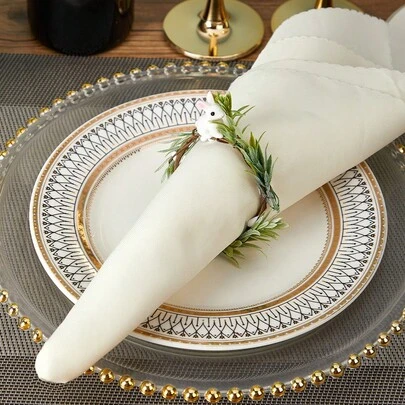 10개 부활절 달걀 모양 서양 부활절 토끼 냅킨 링, 호텔 식탁 냅킨 링, 새로운 부활절 냅킨 링