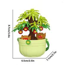 Creative Assemble Bonsai Tree Building Blocks Series, Colorful Box Packaging, Ideal Gift For Birthday, Holiday, Office & Home Decor, Stress Relief Therapeutic Puzzle Toy - Multicolor - View 18