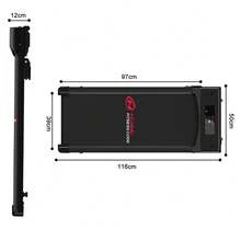 Homefitnesscode C1 2-In-1 Portable Treadmill With 5% Manual Incline, Speed 1–10 Km/H, Under-Desk Walking Pad & Running Mode, 2.5HP Motor, LED Display - UK Plug(220-240V) - View 2