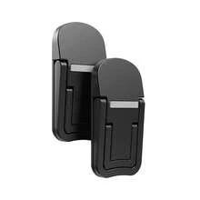 Soporte plegable para ordenador portátil, soporte antideslizante para Notebook Pro, pies de refrigeración invisibles ajustables, 2 uds. 2CZV - Negro SD - Ver 12
