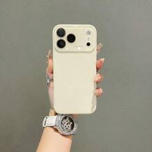 Funda para teléfono: Funda magnética con ventana grande inspirada en líquido compatible con iPhone 17 Pro, funda moderna para iPhone 17 Air, funda para iPhone 17, diseño creativo - Naranja - Ver 4