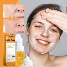 1/2pcs Turmeric Brightening Facial SkincareCleanser, Comfort Deep Cleansing , Oily Skin,Gir Shower Products Facial CleansersFacial Cleansing Facial Wash Skincare FacialCleansing Cleanser SXZT - Yellow - View 10