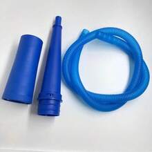 1pc Retractable Dryer Vent Cleaning Hose - Flexible Lint Remover Vacuum Cleaner Attachment, Suitable For Most Vacuums, Laundry Room Vent Cleaning, Dryer Lint Removal | Soft Hose Design | Plastic Material - Blue - View 4