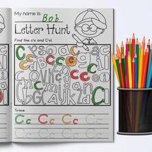 English Alphabet Activity Book – Fun Letter Tracing And Coloring Pages With Simple Word Games For Screen-Free Reading Play Creative Writing Fun And Relaxed Storytime - 字母練習冊 - 查看 6
