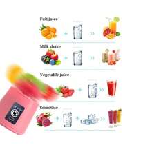 Frullatore portatile Klack Mixer - per frullati e smoothie - 380 ml con sei lame - Spedizione dalla Spagna! - Rosa - Visualizzare 3
