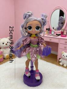 1个 LOL SURPRISE 随机套装 OMG 时尚大姐姐娃娃系列玩具，生日惊喜小礼物，节日礼物 - 彩色 - 查看 3