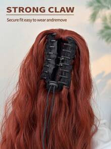 26-Inch Water Ripple Curly Wig Ponytail, Synthetic Ponytail, High-Temperature Silk, Suitable For Women To Wear When Going Out Or Attending Parties - Multicolor - View 9