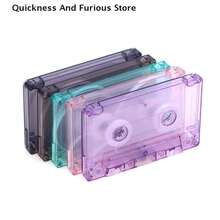 Casete de Color para Grabación de Audio, Carcasa de Casete Vacía, Carrete de Casete (Sin Núcleo Interior ni Caja Exterior) MSME - Negro - Ver 4