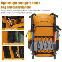 Mochila ligera de senderismo 30L impermeable para deportes aire libre mochila de viaje para ciclismo esquí - Verde militar - Ver 3