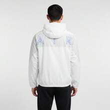 Men's AS M NIKE AIR WVN JKT Jacket, Woven Hooded Outerwear HJ0635-009 - Light Grey - View 2