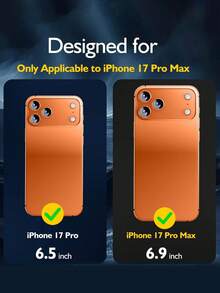 2pcs - Transparent Tempered Glass Camera Lens Protector, Compatible With IPhone 17 Pro Max, 17, 17 Pro, 17 Air, 16 Pro, 16 Pro Max, 16 Plus, 15 Pro Max, 15, 15 Pro, 15 Plus, 14 Pro Max, 14 Pro, 14 Pro Plus, 13 Pro Max, 13 Pro, 12 Pro Max, 12 Pro, 12 Pro, 12 Pro, 11 Series. 9H Hardness, Anti-Explosion And Anti-Scratch, Phone Lens Protective Film. - Clear - View 6