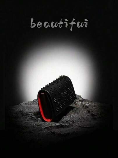 Brand Luxury Women's Custom Letter Small Crossbody Chain Bag - CL - Solid Black