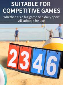 Scoreboard Scorekeeper, Basketball Tennis Sports Flip Scorer, Suitable For Indoor And Outdoor Games Like Volleyball, Basketball, Ping Pong And Any Competitive Sports - Multicolor - View 3