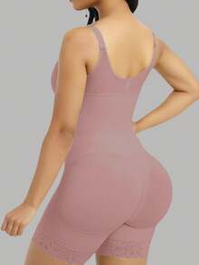 Colombianas Corset High Compression Full Body Shaper Girdles Woman Adjustable Clasps Buttock Lifter Slimming Push Up Body Shaper - 淡紫色 - 查看 5