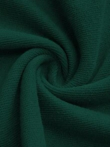 Bluza damska casualowa z nadrukiem górskim, wiosna/jesień - Ciemnozielony - Zobacz 10