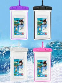 通用防水手机袋,防水手机包 - 带夜光功能,防水手机干袋,防水手机壳,适用于 17 16 15 14 13 Pro Max Plus Air,适用于游泳、漂流、潜水、水下摄影、海滩、户外运动、旅行、度假、游泳池、户外活动。 - 彩色 - 查看 37