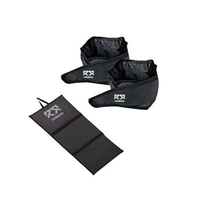 Kit Par Caneleira 5kg Mais Um Colchonete Dobrável D50 Profissional