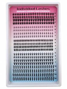 5 Styles Bottom Lash Clusters Eyelash Extensions Manga Lash Clusters Spike Lashes Individual Lash Clusters Lower Lashes Wispy Bottom Individual Lashes 6-21mm Natural Band Eyelash Clusters 416pcs Bottom Lash Extension By Calphdiar - C - View 4