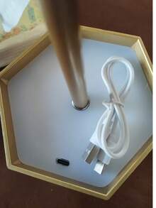 1pc Cordless Rechargeable Lamp With Touch Sensor Control, 3-Color Dimmable LED Light, Suitable For Bedroom, Desk, Cafe, Bedside, Outdoor, Living Room - Cordless Desk Lamp - View 6