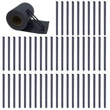 PVC Fixing Clips For Privacy Screens, Pack Of 50, Anthracite - 50 Pieces - View 1