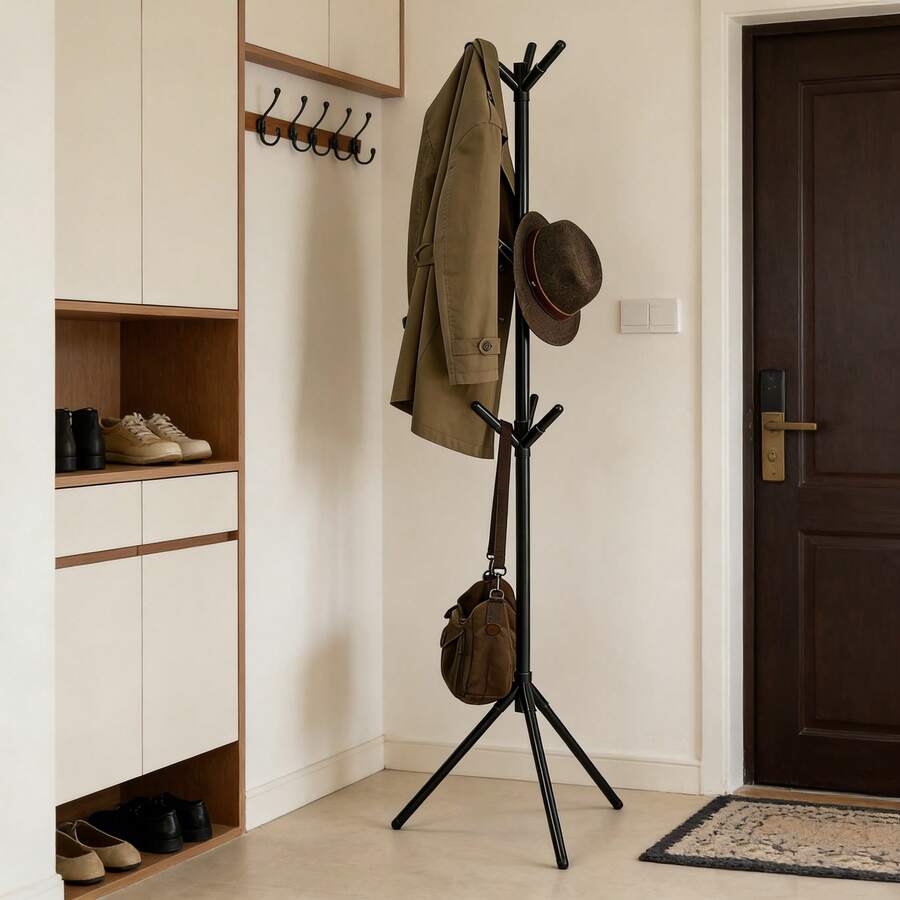 Coat Rack - Zwart - Bekijken 1