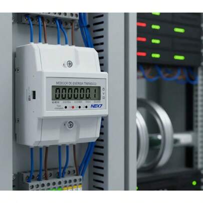 Medidor Consumo Energia Trifasico 220/380v 100a 4fios 380v